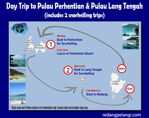 pulau redang map